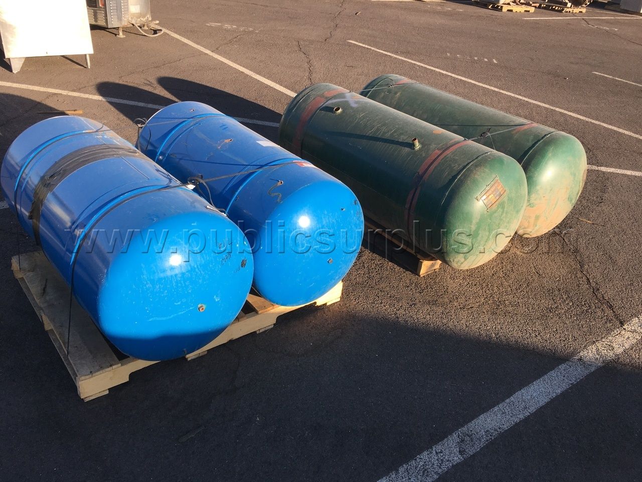Raw material: retired steel tanks.